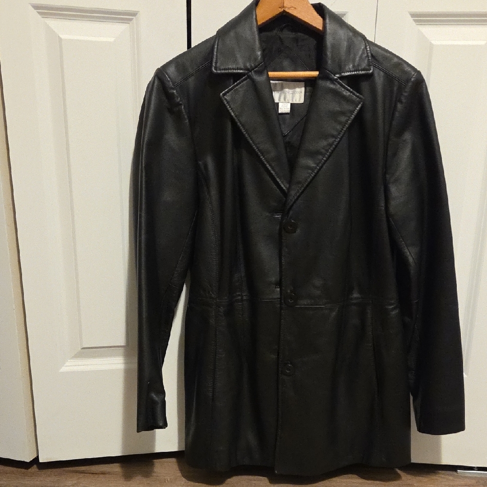 Worthington Dark Leather Jacket
